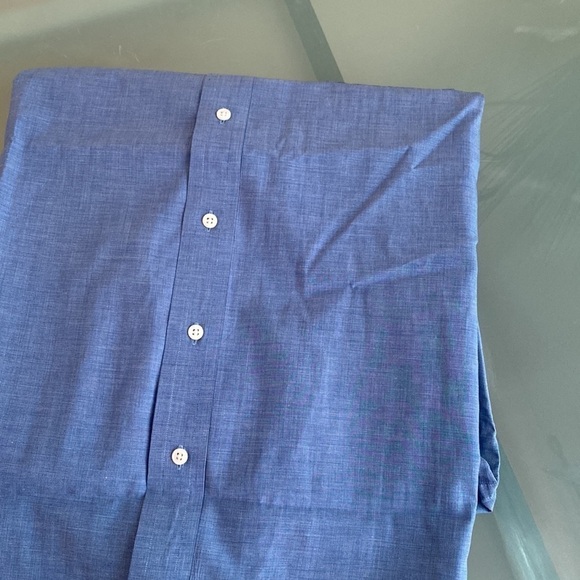 Robert Talbott Shirt Dress Shirt with French Cuffs Size 15.5" MSRP $235 - Picture 3 of 8